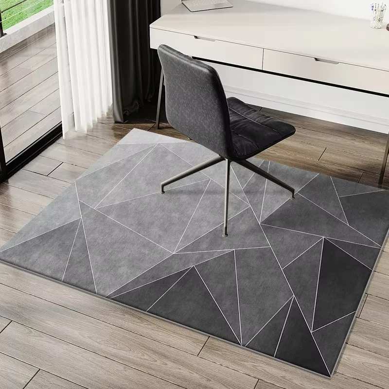 Home Office Programmer - VIKAMA Modern Geometric Chair Floor Mat