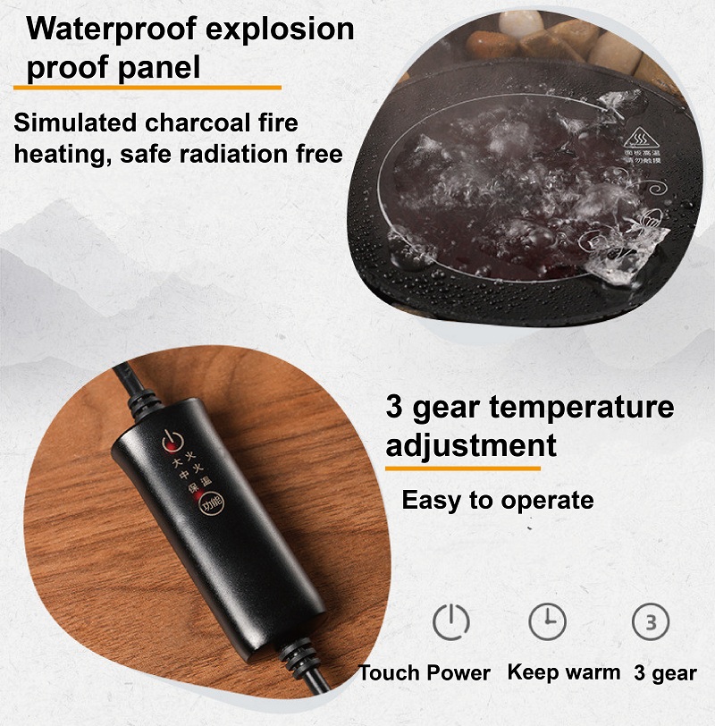 Home Office Gear - 1000W Electric Ceramic Stove Home Boiling