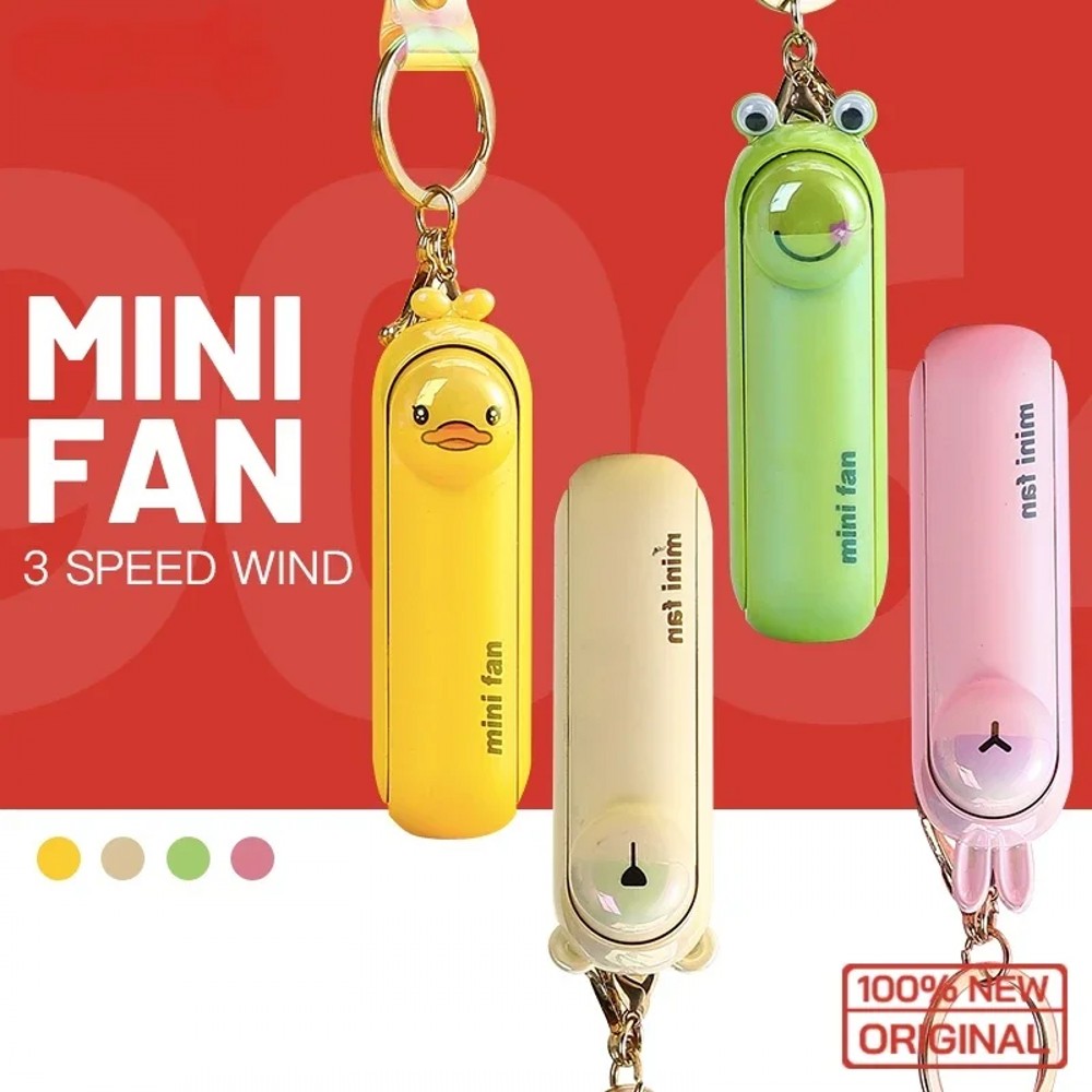 Home Office Desk Ideas - Cute Mini Fan Kipas Portable Hand