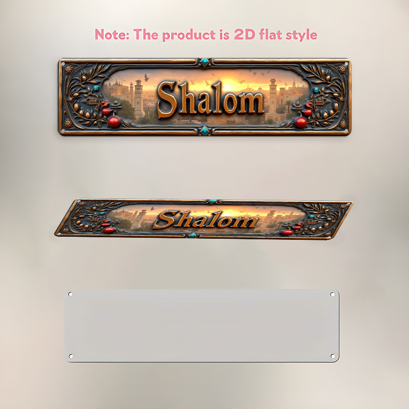CIFBUY Vintage Shalom Hebrew A - Free Home Office ulasan dan harga