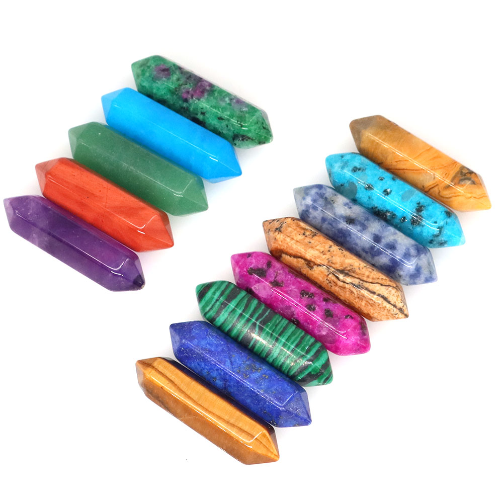 Hexagonal Column Natural Stone - Home Office Programmer ulasan dan harga