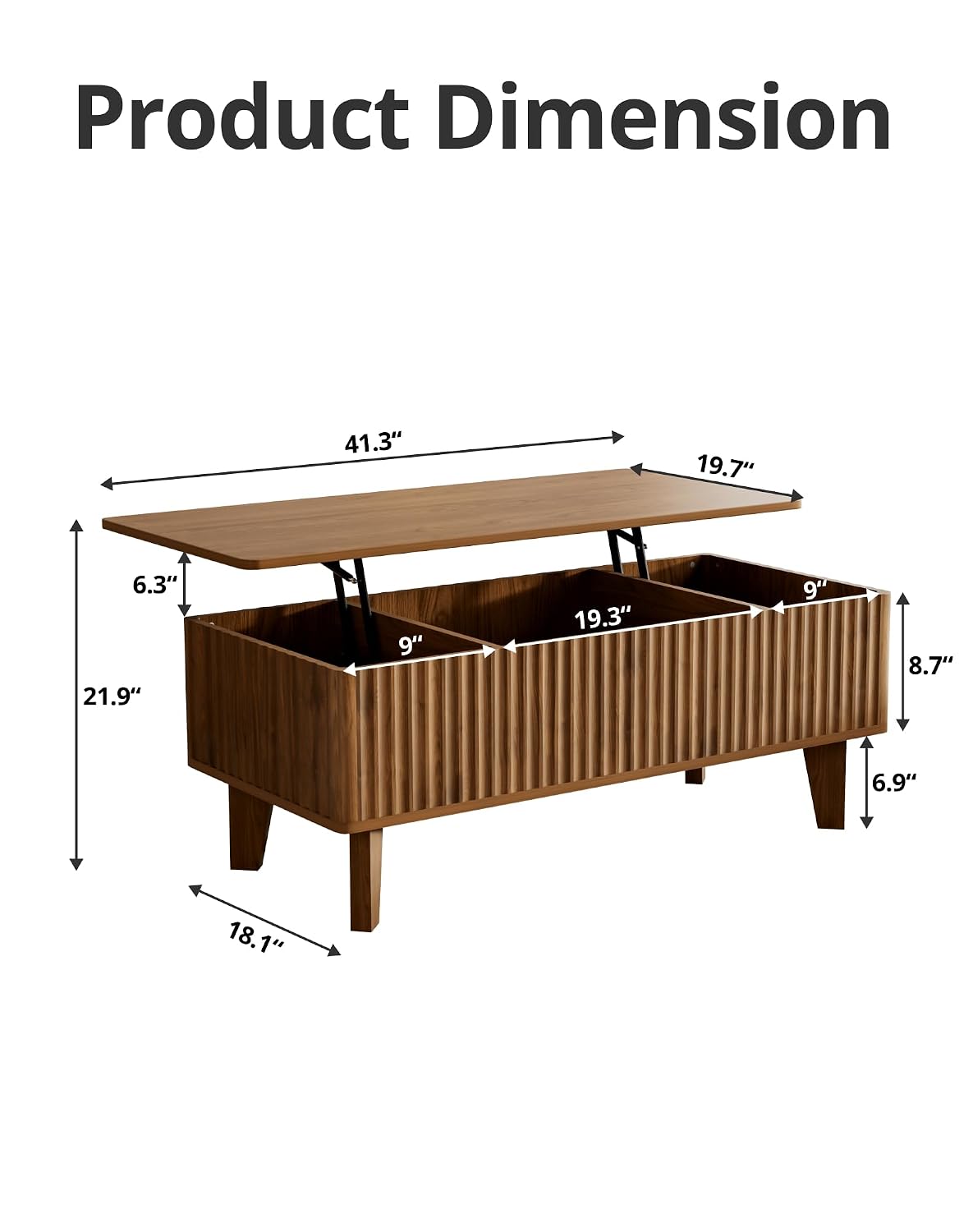 Rectangular Lift Top Coffee Ta - Home Office Desk Ideas ulasan dan harga