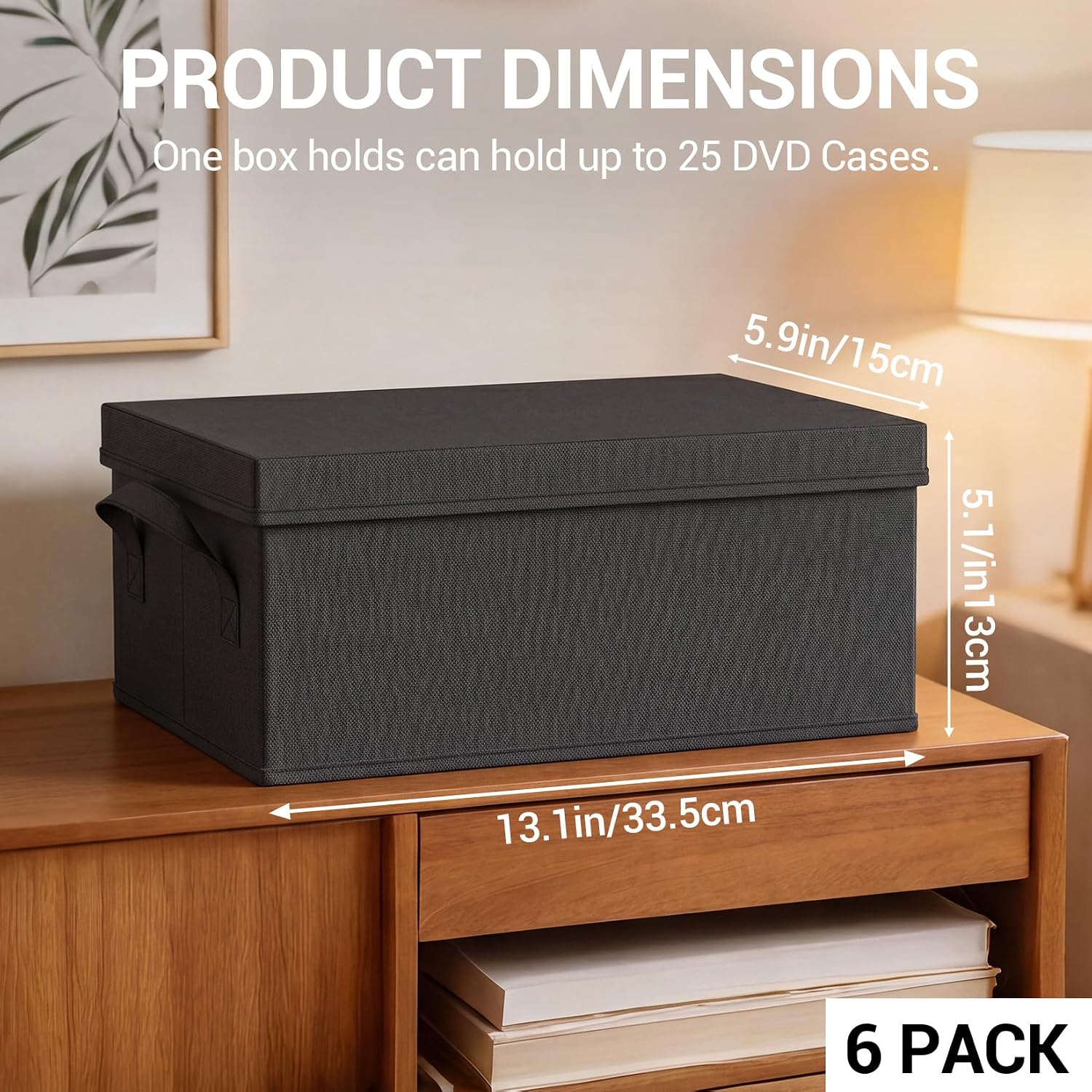 6PCS CD/DVD Storage Box CD Sto - Home Office Bagas ulasan dan harga