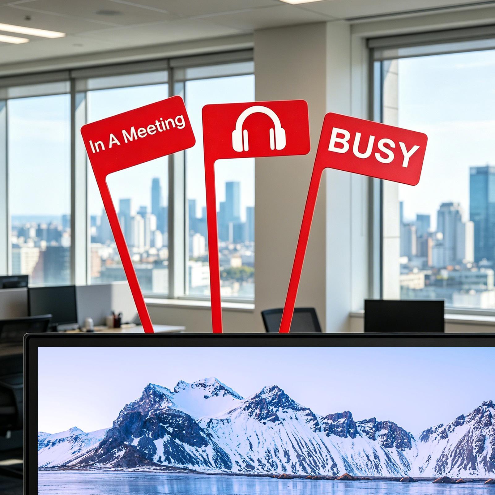 3pcs Office Desk Flag Portable - Home Office Programmer ulasan dan harga