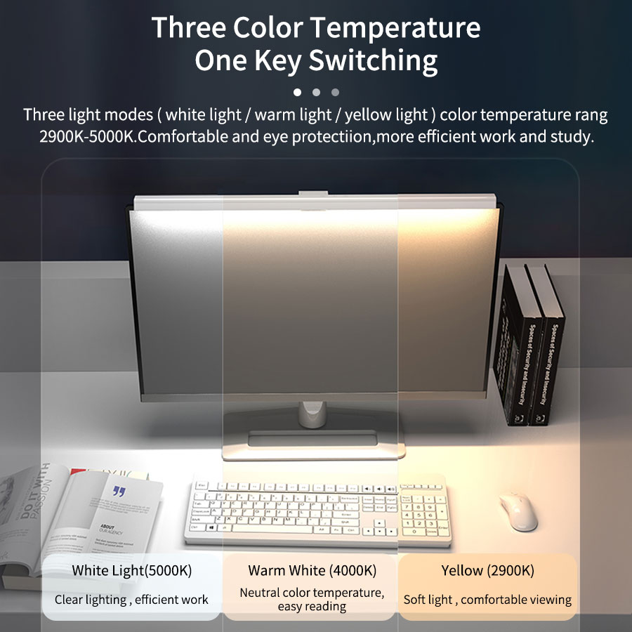 50cm LED Monitor Light Bar Scr - Home Office Desk Ideas ulasan dan harga