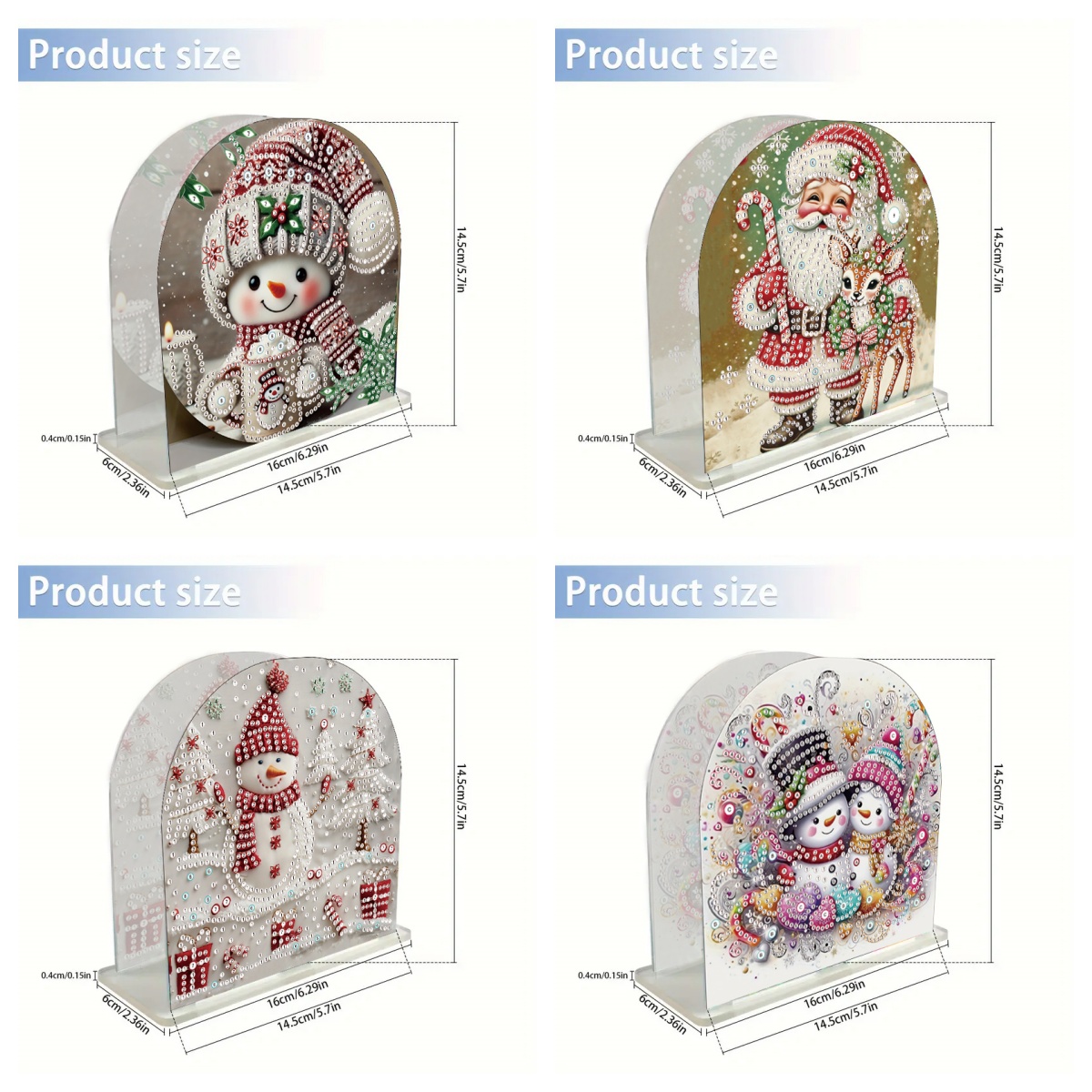 1 Piece/Set DIY Christmas Diam - Home Office Bagas ulasan dan harga