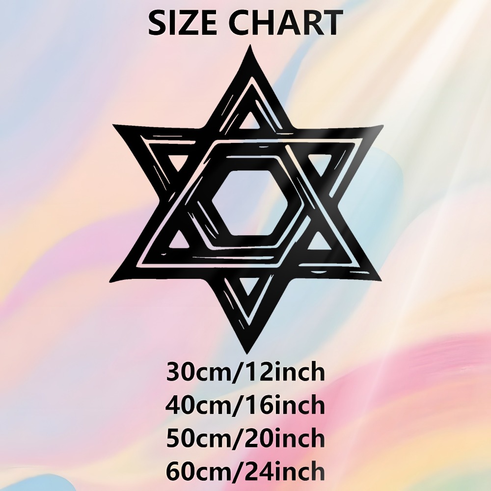 CIFBUY Iron Wall Art Star of D - Free Home Office ulasan dan harga