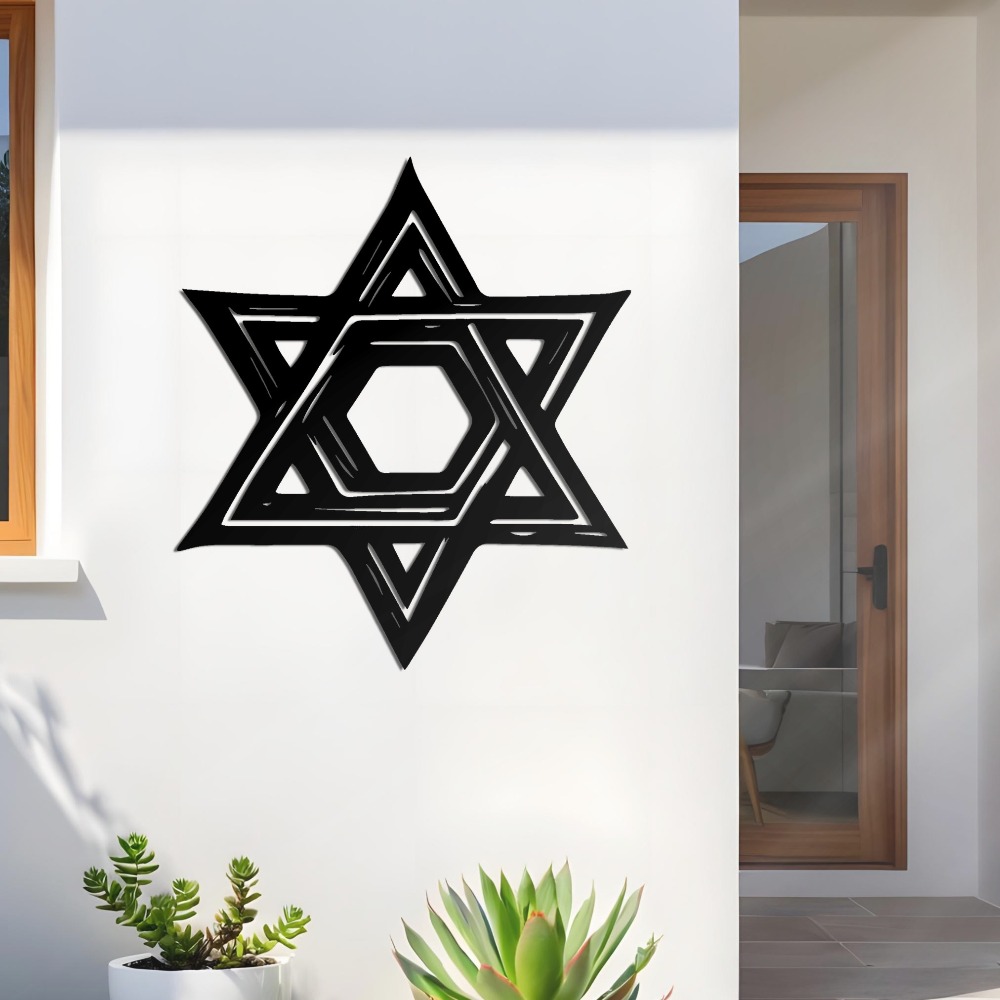 CIFBUY Iron Wall Art Star of D - Free Home Office ulasan dan harga