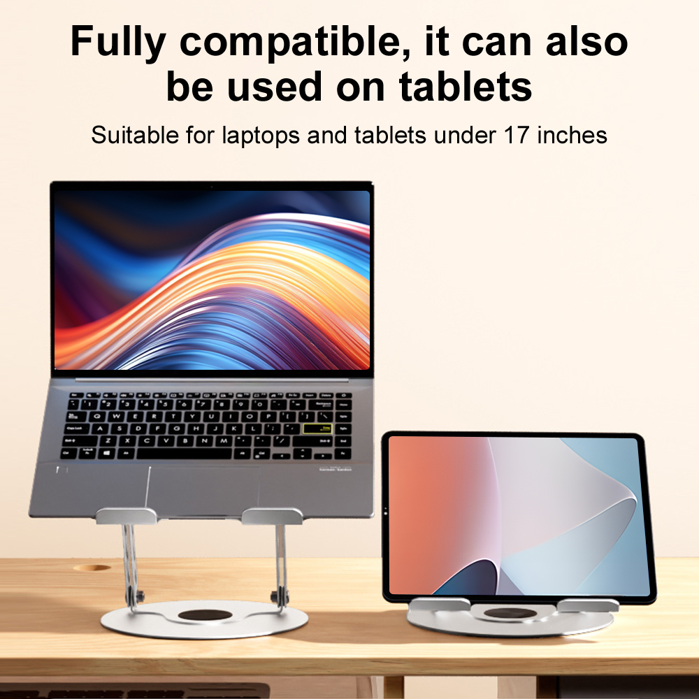 360° Rotating Laptop Stand Adj - Home Office Programmer ulasan dan harga