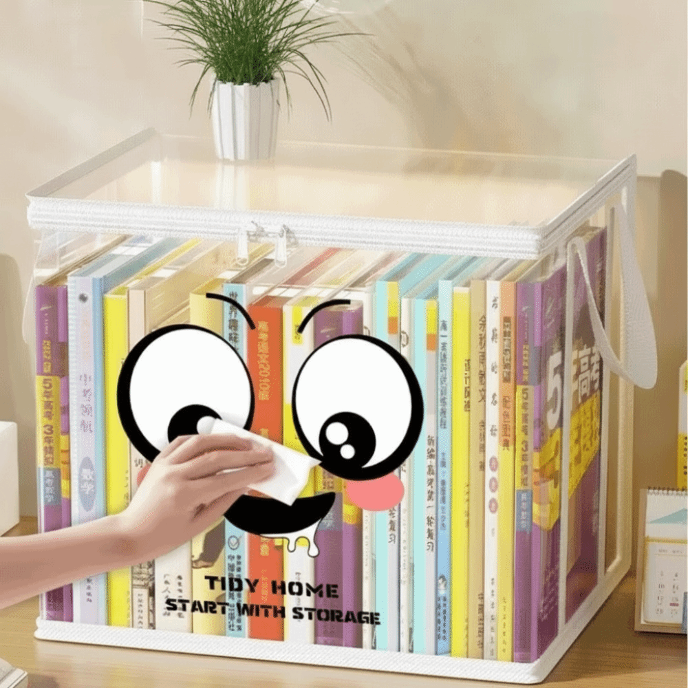 Large Square Book Storage Bag  - Home Office Bagas ulasan dan harga