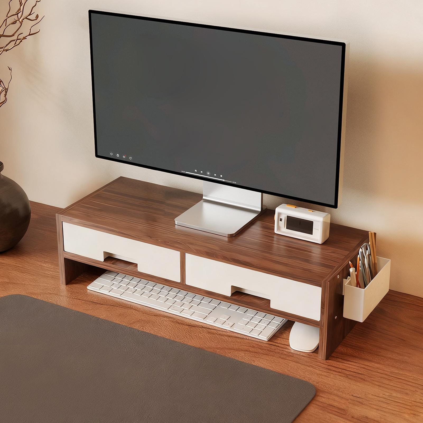 Desk Monitor Stand Riser Doubl - Home Office Programmer ulasan dan harga
