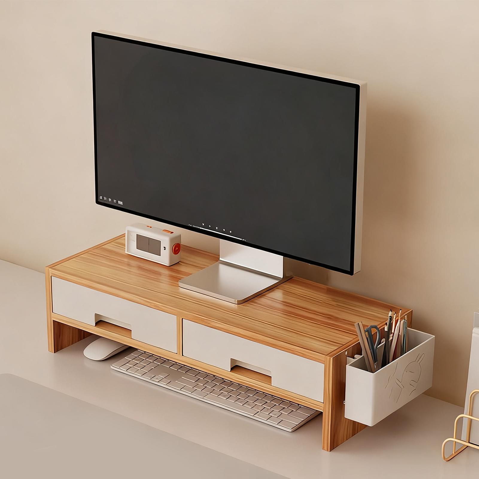 Desk Monitor Stand Riser Doubl - Home Office Programmer ulasan dan harga