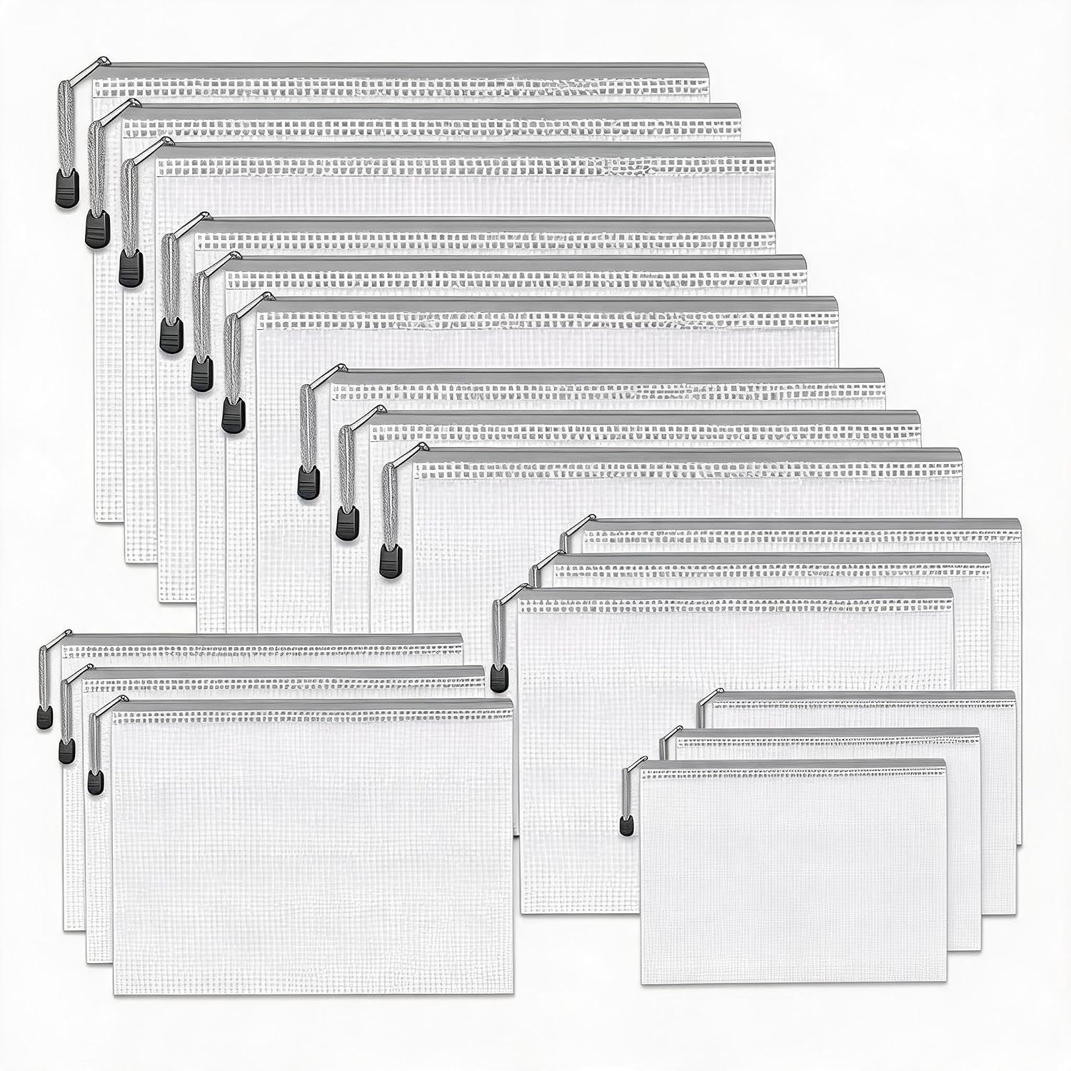 56-Pack Waterproof PVC Mesh Zi - Home Office Bagas ulasan dan harga