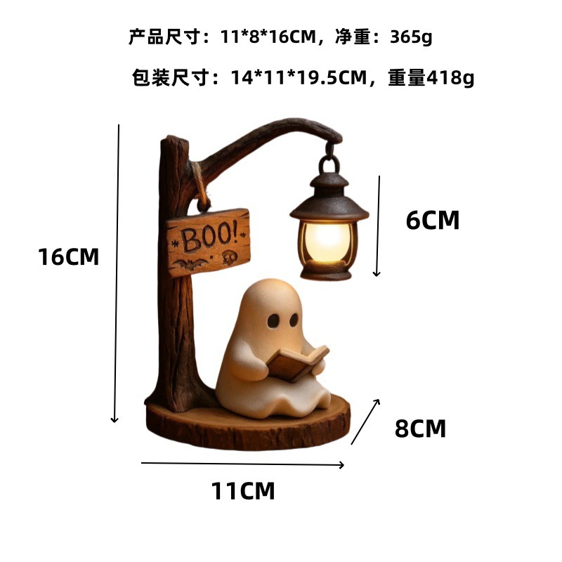Ghost Reading Lantern 4.3x3.14 - Home Office Bookshelves ulasan dan harga