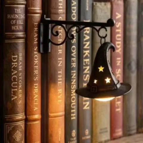 Ghost Bookshelf Lantern，Librar - Home Office Bookshelves ulasan dan harga