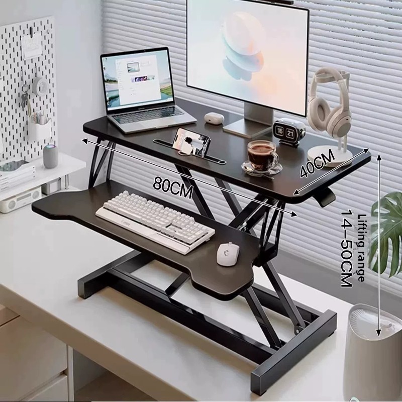 Standing Desk Riser Height Adj - Home Office Desk Ideas ulasan dan harga
