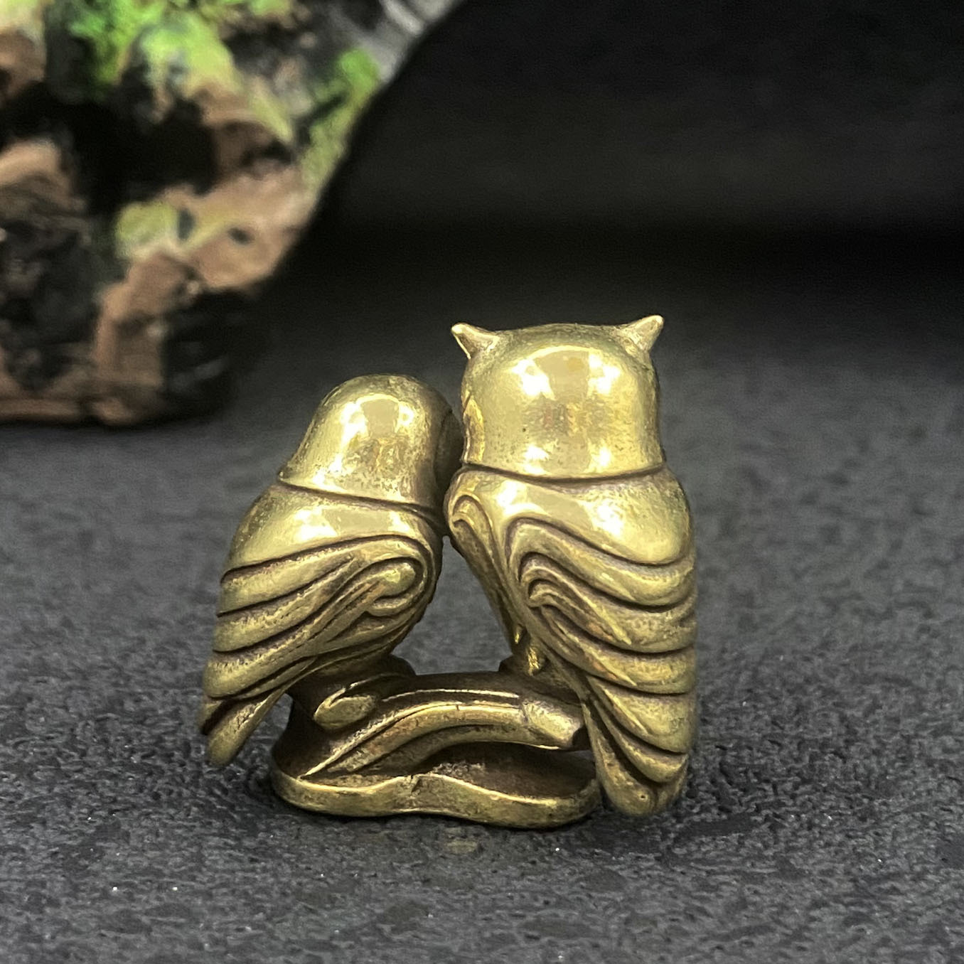 1/2 piece owl brass figurines  - Home Office Bookshelves ulasan dan harga