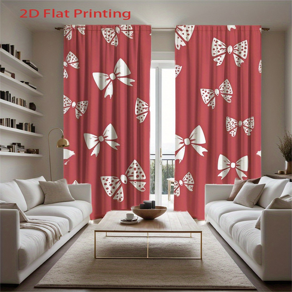 2pcs, 2D Flat Printing Curtain - Home Office Of Amazon ulasan dan harga