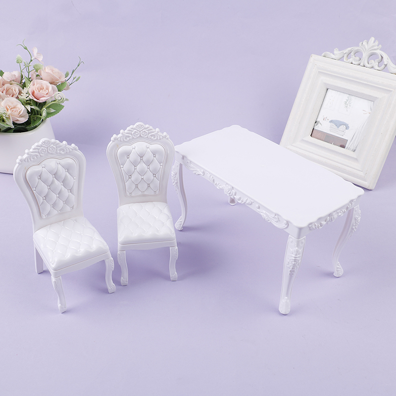 Dollhouse 1:6 Kitchen Furnitur - Home Office Desk Ideas ulasan dan harga