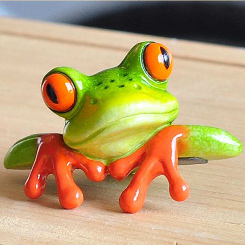Resin Creative 3D Craft Frog D - Home Office Programmer ulasan dan harga