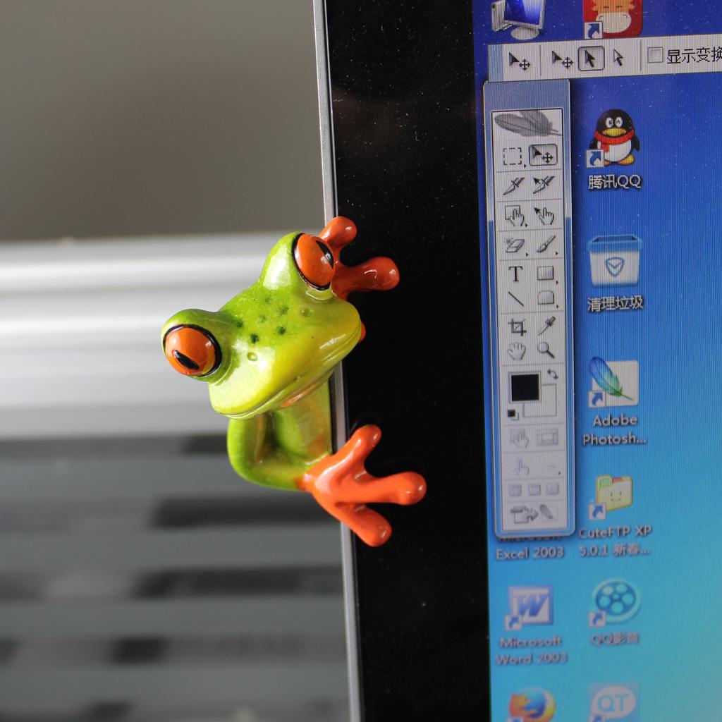 Resin Creative 3D Craft Frog D - Home Office Programmer ulasan dan harga