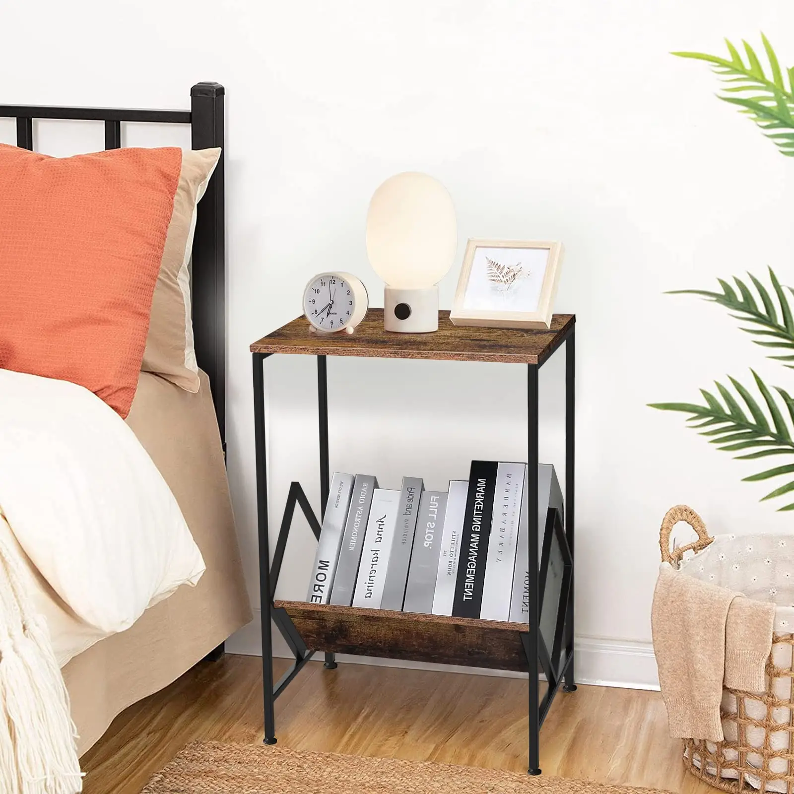 'Table Nightstand Up to 80 Alb - Home Office Of Amazon ulasan dan harga
