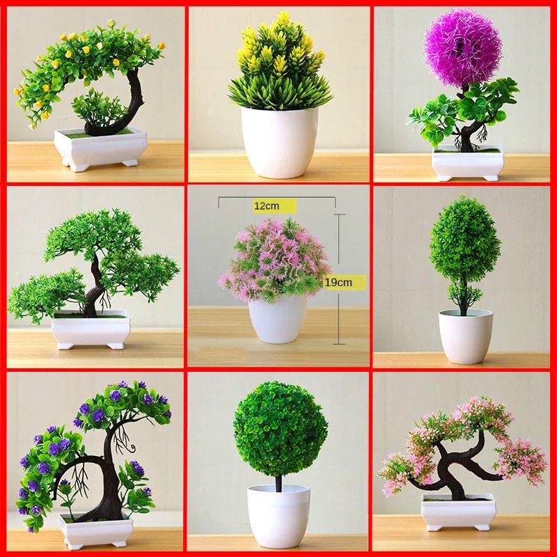 Artificial Small Tree Potted P - Home Office Desk Ideas ulasan dan harga