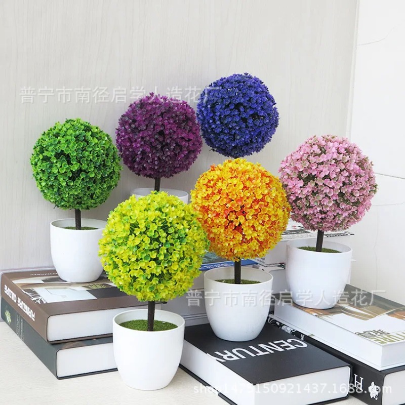 Artificial Small Tree Potted P - Home Office Desk Ideas ulasan dan harga