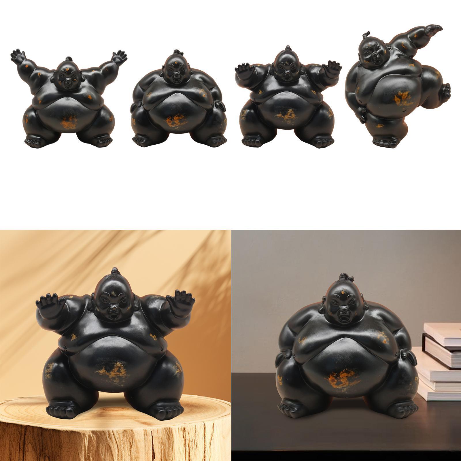 Sumo Statue Housewarming Gift  - Home Office Bookshelves ulasan dan harga