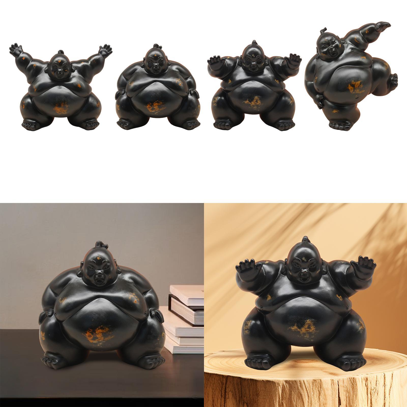 Sumo Statue Housewarming Gift  - Home Office Bookshelves ulasan dan harga