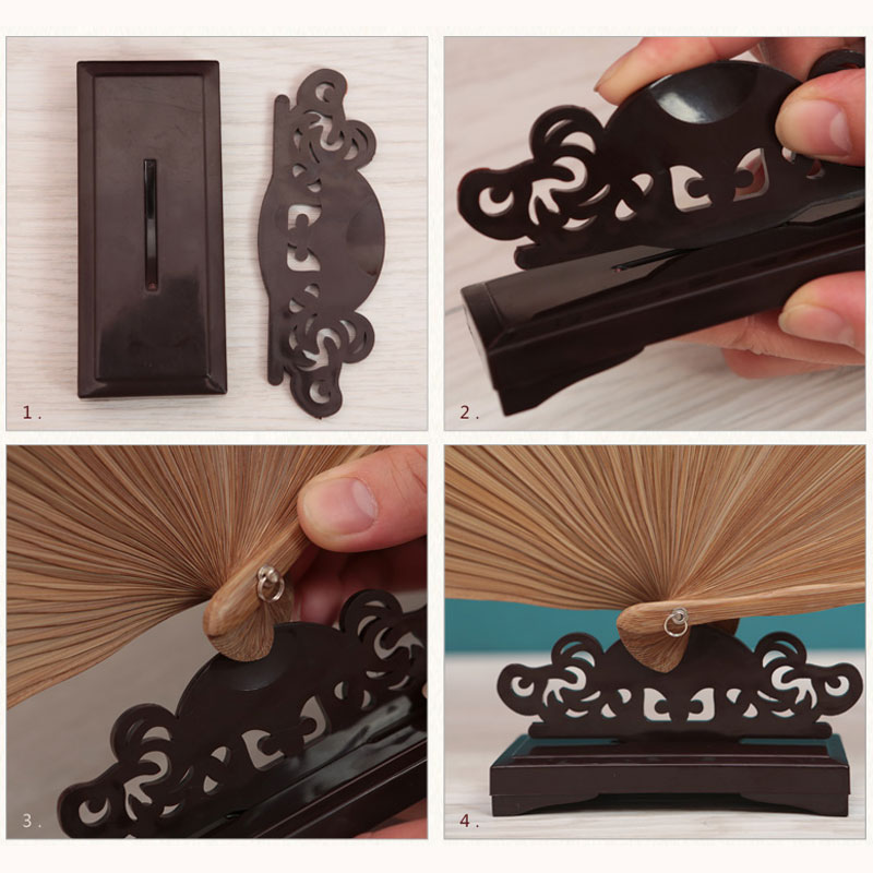 Vintage Art Style Folding Fan  - Home Office Desk Ideas ulasan dan harga
