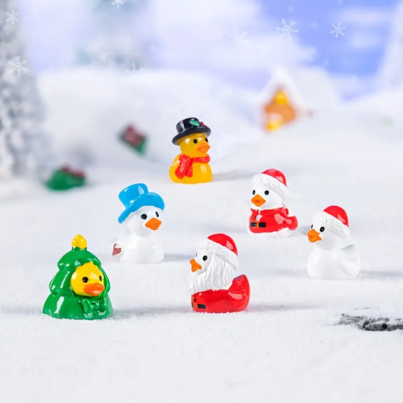 4/8pcs Cute Mini Resin Christm - Home Office Desk Ideas ulasan dan harga