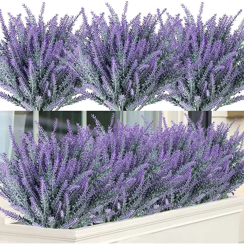 1 Bundle Purple Artificial Lav - Home Office Desk Ideas ulasan dan harga