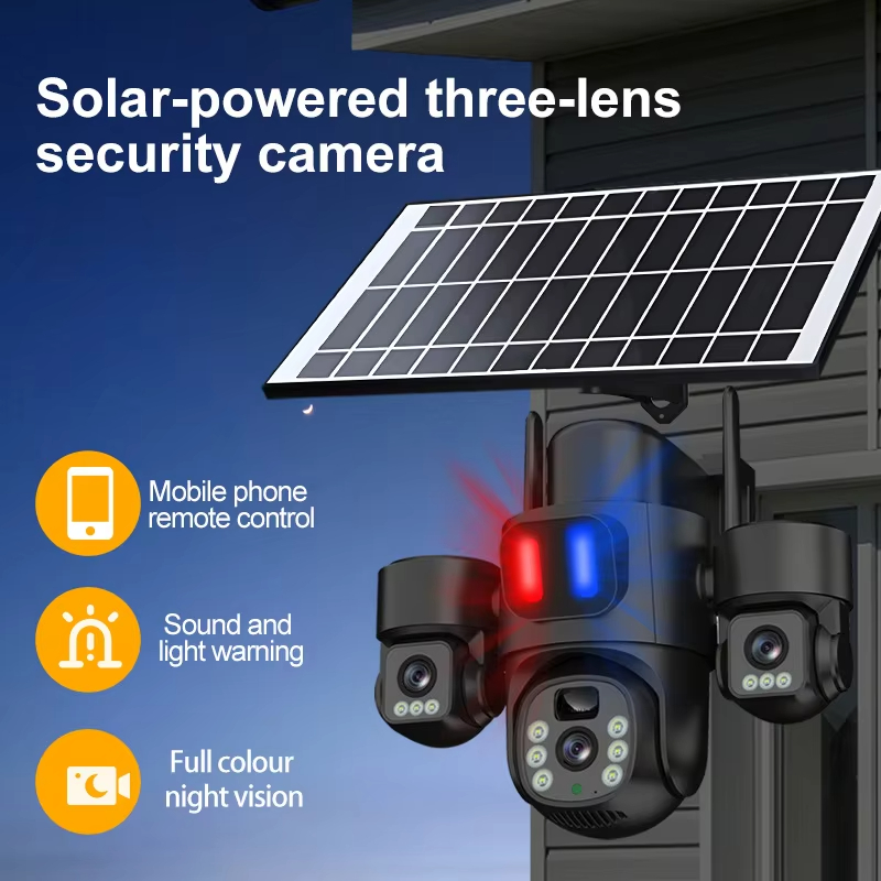 WIFI Solar PTZ Camera Outdoor  - Home Office Zoom ulasan dan harga