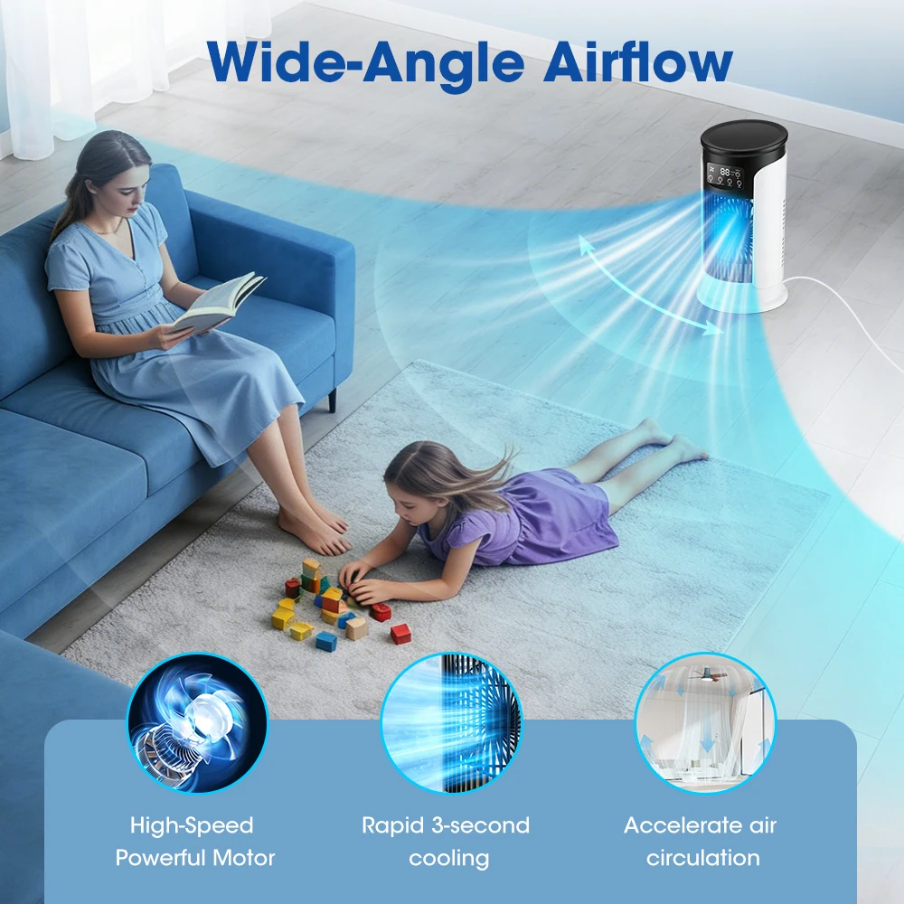 3 In 1 Household Fan Air Condi - Home Office Gear ulasan dan harga