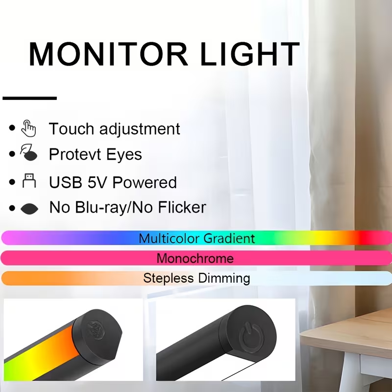 LED Computer Screen Hanging Li - Home Office Programmer ulasan dan harga