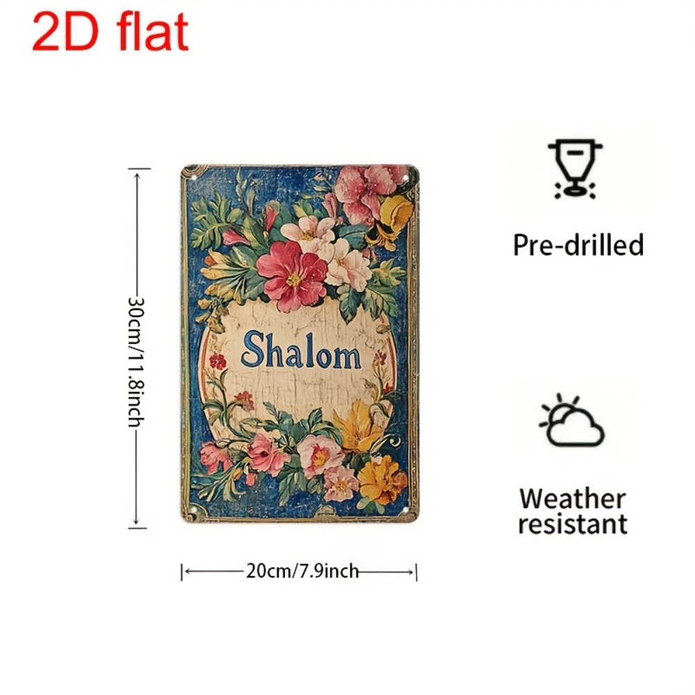 CIFBUY Vintage Floral Shalom A - Free Home Office ulasan dan harga