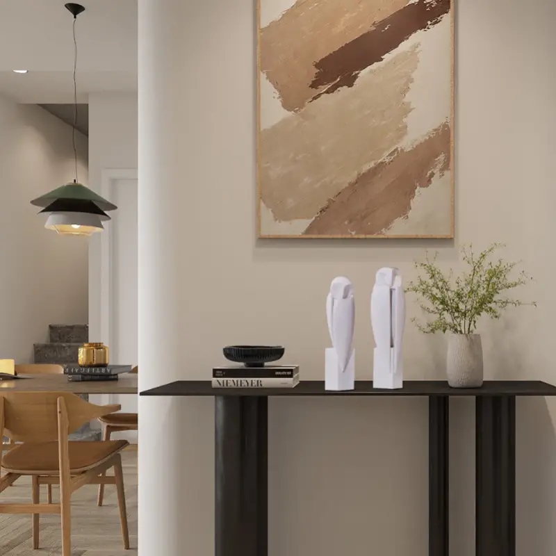 Minimalist Owll Statue Sculptu - Home Office Bookshelves ulasan dan harga