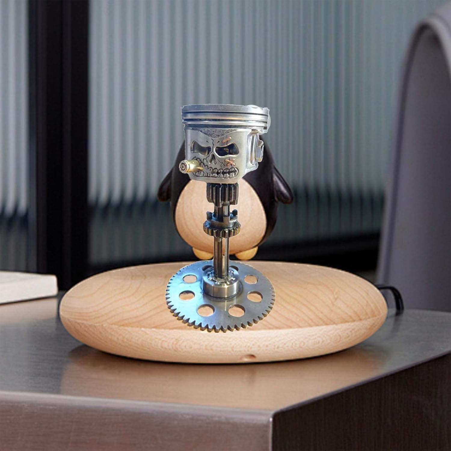 Handmade Metal Art Figurine Ca - Home Office Desk Ideas ulasan dan harga